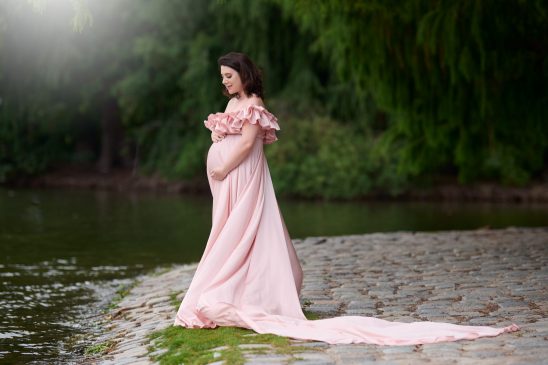 Rosalia Vestido sesión de fotos de embarazo