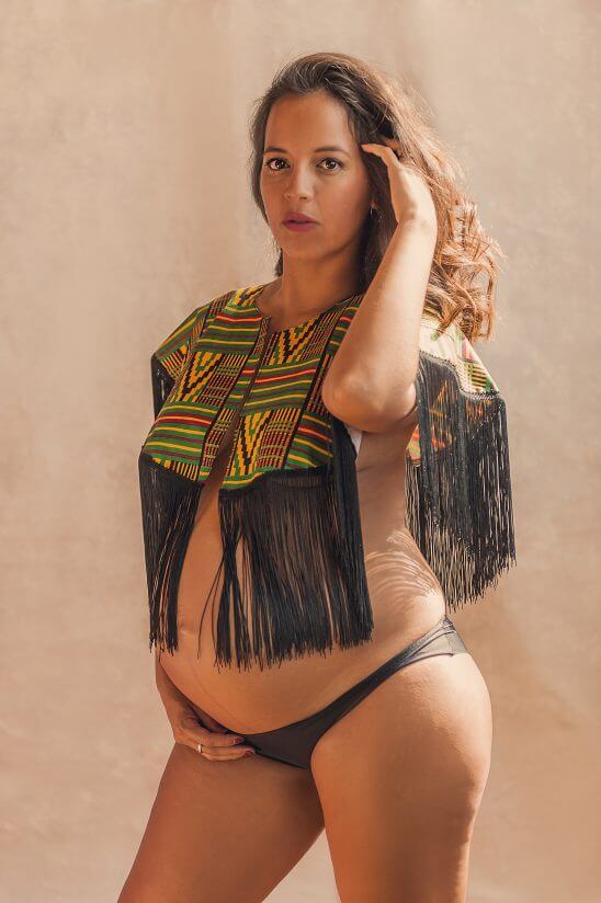 Conjunto "Kenia" - Capa con braguita para sesión de fotos - Imagen 3