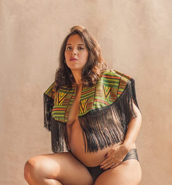 Conjunto "Kenia" - Capa con braguita para sesión de fotos - Imagen 4