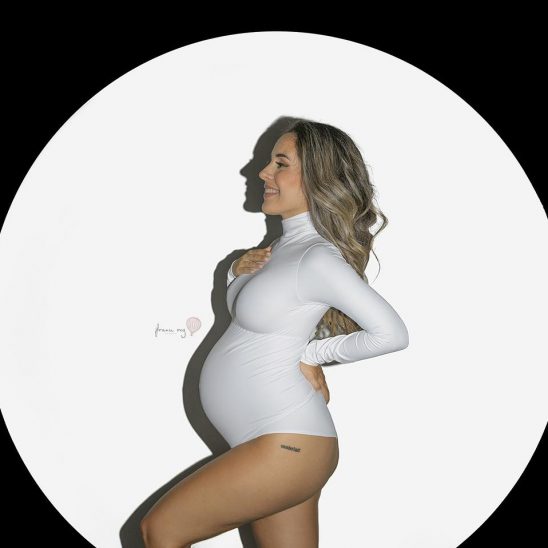 Body "Jolie" - Body de embarazada para sesión de fotos