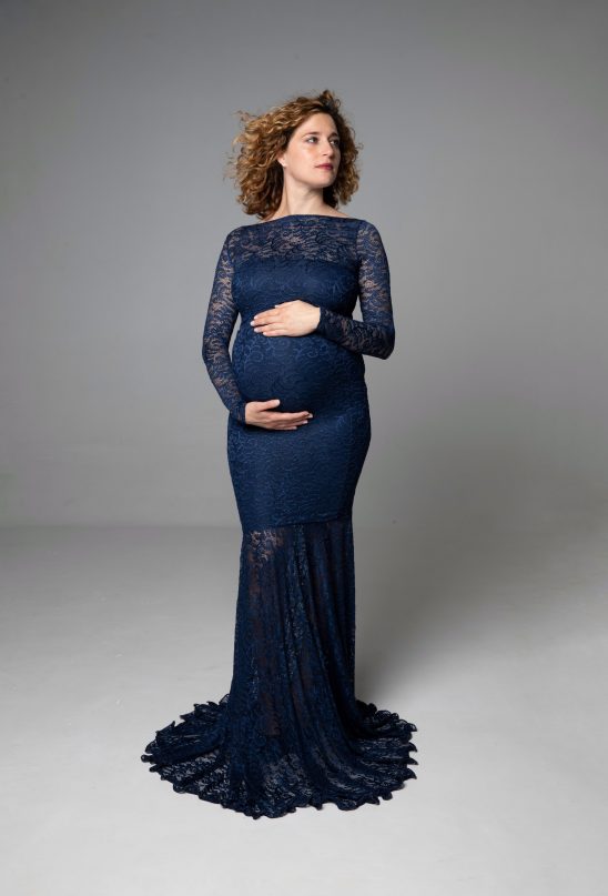"Delfina" - Vestido de embarazada para sesión de fotos - Imagen 3