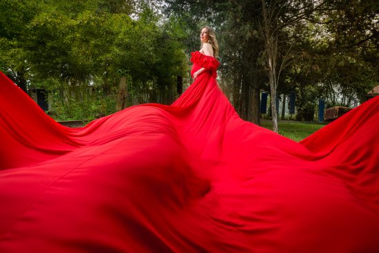 "Rosalía" - Vestido para sesión de fotos de embarazo