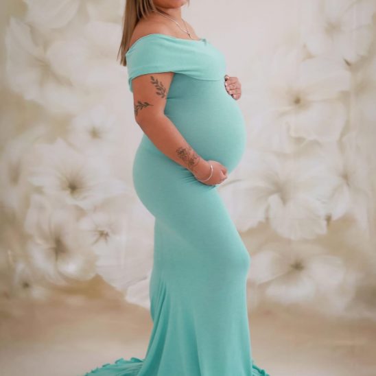 "Rocio" - Vestido palabra de honor para sesión de fotos