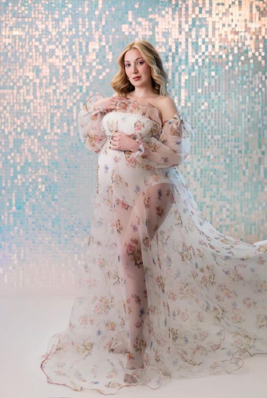"Mia" vestido de embarazo para sesiones de fotos - Imagen 3