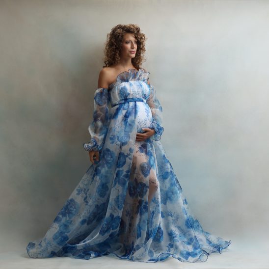 "Mia" vestido de embarazo para sesiones de fotos